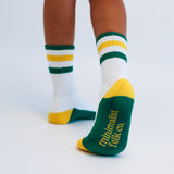 GREEN + YELLOW | socks | retro tube