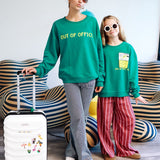 ARE WE THERE YET? | IN GREEN | oversized drop shoulder | KIDS