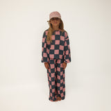 MAYA SET | 2 PIECE OUTFIT | CHECKERED PINK + BLUE | GIRLS