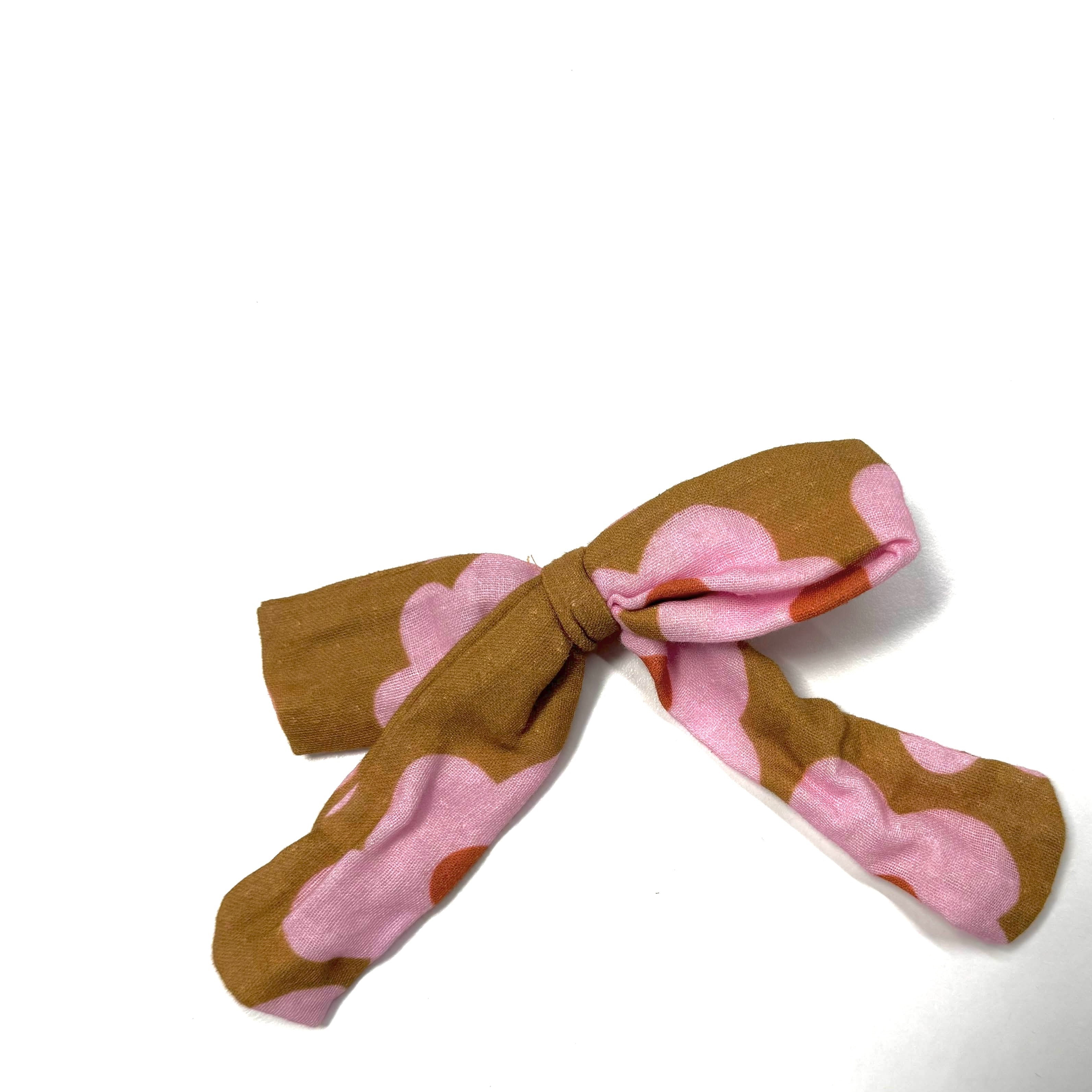 BOW CLIP | FLOWERS ALL OVER