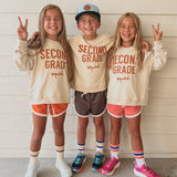 SECOND GRADE SQUAD pullover |oversized drop shoulder | KIDS
