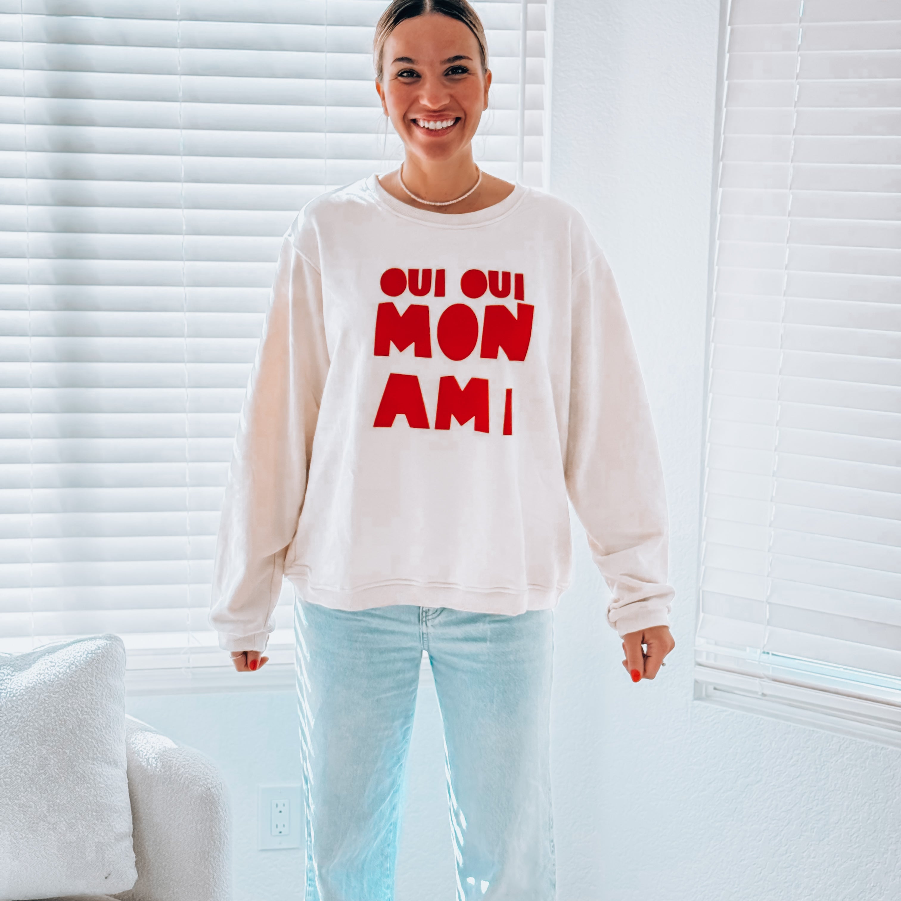 OUI MON AMI | Drop Shoulder Oversized Pullover | ADULT