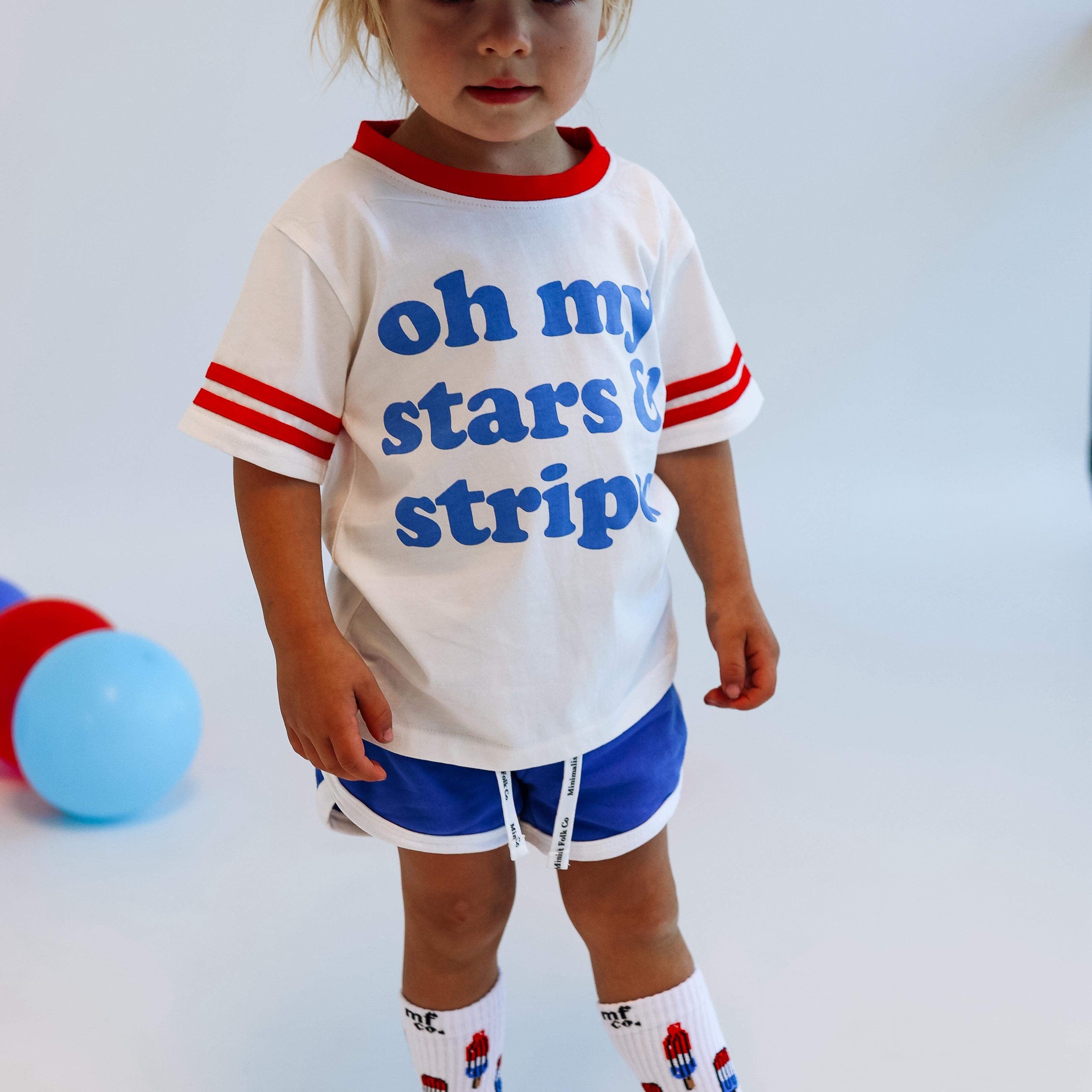 TRACK SHORTS | ROYAL BLUE | KIDS