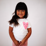*IMPERFECT* SMILEY HEART  | Kids Tee