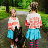 SORRY, MY DOG ATE MY HOMEWORK | OVERSIZED KIDS TEE
