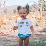 CAMPING FOR LIFE | OVERSIZED | Kids Tee
