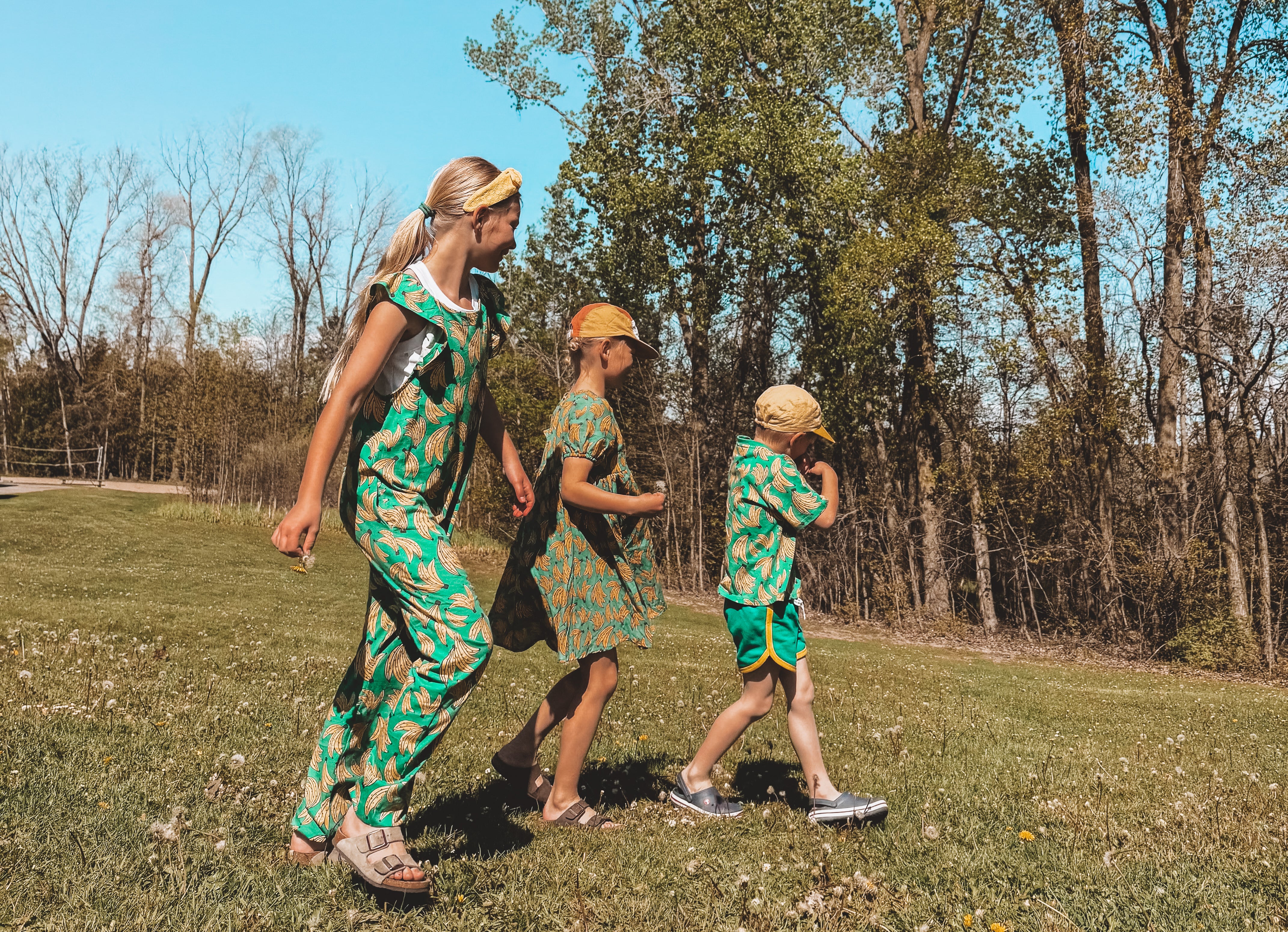 THE JUNE JUMPSUIT | BANANAS ALL OVER | Girls jumpsuit
