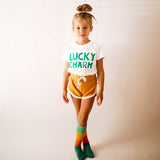 LUCKY CHARM in green | OVERSIZED | Kids Tee