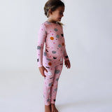 PINK HALLOWEEN| 2 pieces bamboo pajama set