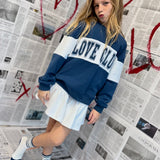 LOVE CLUB | IN NAVY BLUE | socks | retro tube
