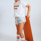 SPREAD LOVE in caramel | OVERSIZED | Kids Tee