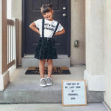 LET'S BE FRIENDS in Black | OVERSIZED | Kids Tee
