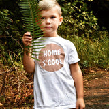 HOME S'COOL in Caramel | OVERSIZED | Kids Tee