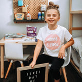 HOME S'COOL in Caramel | OVERSIZED | Kids Tee