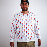 PATRIOTIC POPSICLE  | Adult Unisex Oversized Fit Pullover