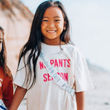 NO PANTS SEASON™ in hot pink | OVERSIZED | Kids Tee