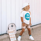 PRE S'COOL in Blue | OVERSIZED | Kids Tee