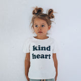 KIND HEART in black | OVERSIZED | Kids Tee