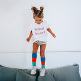 KIND HEART in lavender | OVERSIZED | Kids Tee