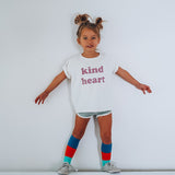 KIND HEART in lavender | OVERSIZED | Kids Tee