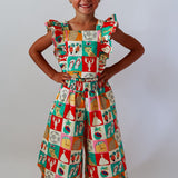 WIDE LEG PANTS | BRAZIL IN SQUARES | GIRLS