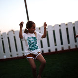 MARSHMALLOW MASTER | IN GREEN | OVERSIZED | Kids Tee