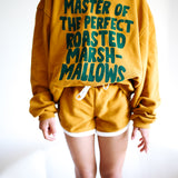 MARSHMALLOW MASTER | in toasted mustard | oversized drop shoulder | KIDS
