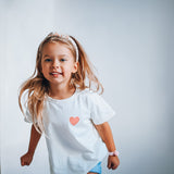 PINK HEART | OVERSIZED | Kids Tee
