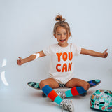 YOU CAN in vivid orange | OVERSIZED | Kids Tee