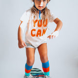 YOU CAN in vivid orange | OVERSIZED | Kids Tee
