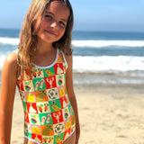 **IMPERFECT** MA-ME-MI | ONE PIECE SWIM | BRAZIL IN SQUARES