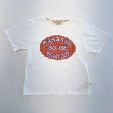MAMA SAID GO ASK YOUR DAD | in peach | OVERSIZED | Kids Tee