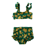 **IMPERFECT** MA-ME-MI | TWO PIECE RUFFLE SWIM | BANANAS ALL OVER