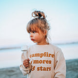 CAMPFIRE S'MORES & STARS  pullover | oversized drop shoulder | KIDS