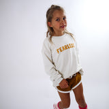 FEARLESS pullover | in mustard |oversized drop shoulder | KIDS