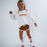FEARLESS pullover | in mustard |oversized drop shoulder | KIDS