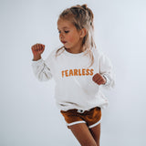 FEARLESS pullover | in mustard |oversized drop shoulder | KIDS