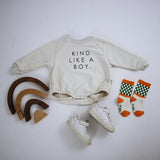 KIND LIKE A BOY pullover |oversized drop shoulder | KIDS