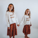 HAPPY HUMAN pullover | oversized drop shoulder | KIDS
