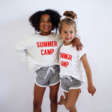 SUMMER CAMP | in red |oversized drop shoulder | KIDS