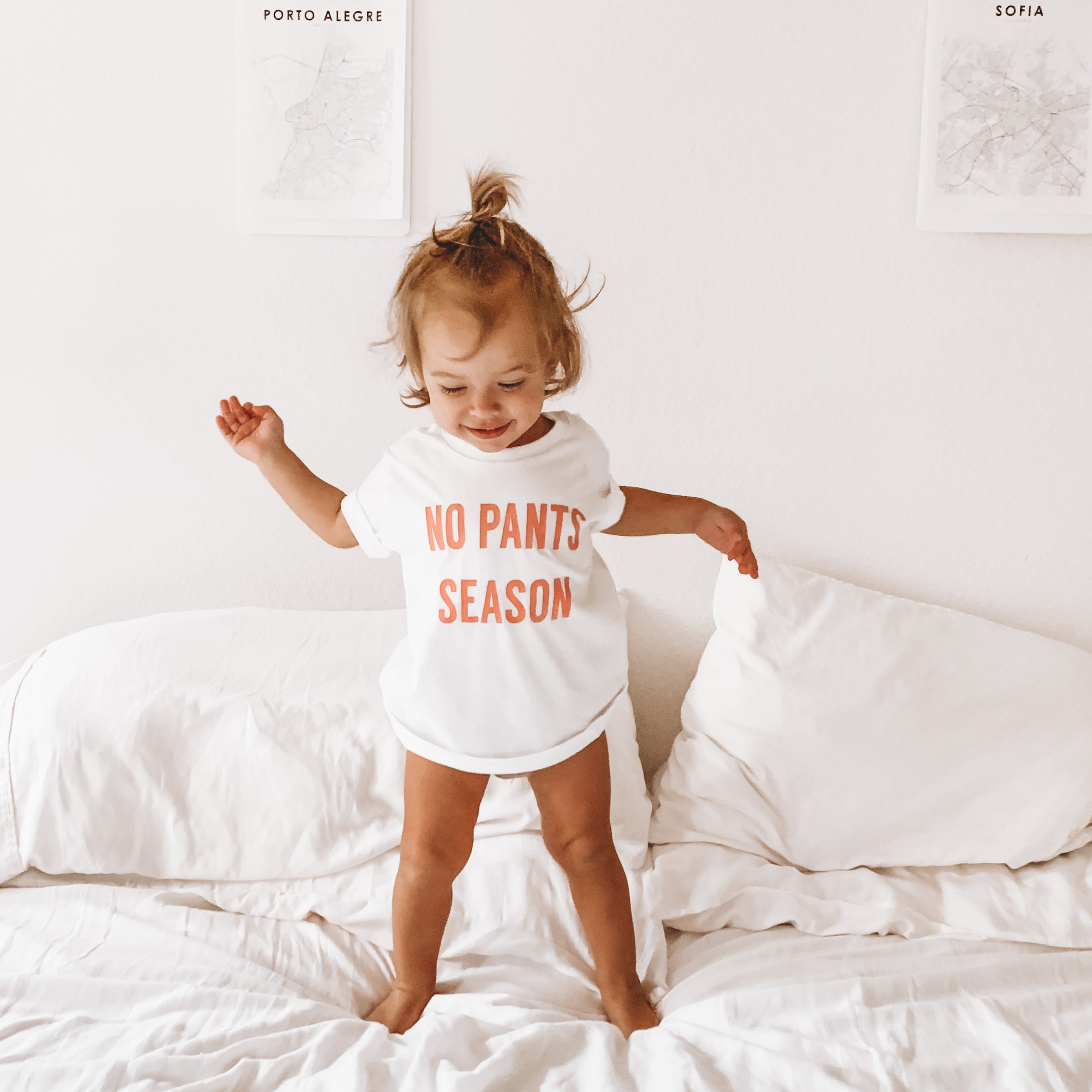 NO PANTS SEASON™ in Pink | Kids Tee