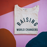 RAISING WORLD CHANGERS | Women's boyfriend fit TEE