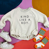 KIND LIKE A BOY pullover |oversized drop shoulder | KIDS