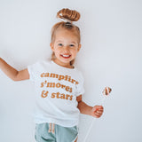 CAMPFIRE S'MORES & STARS in Mustard | Kids Tee