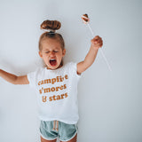 CAMPFIRE S'MORES & STARS in Mustard | Kids Tee